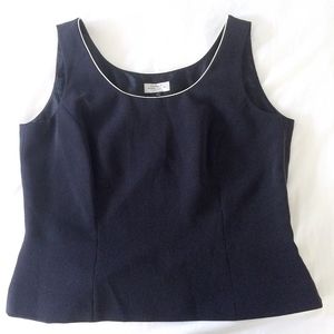 TAHARI ARTHUR S. LEVINE sleeveless career top EUC